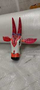 Blue Coloured Hand Painted and Hand Made <b>Wooden</b> Cows Head Ideal <b>for</b> Resale <b>for</b> <b>Home</b> Decoration Stores - Product Image 4