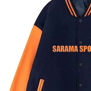 Chaqueta Universitaria de Satén Personalizada de Alta Calidad para Hombre, Transpirable, Talla Grande para Invierno, Diseño Universitario de Satén Liso - Product Image 6