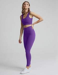 Pantalones de Yoga de Cintura Alta para Mujer, Ropa Deportiva de Spandex con Logotipo Personalizado 2026, Leggings de Yoga para Gimnasio, Ropa de Fitness Ajustada, Leggings de Yoga con Efecto Levanta Glúteos - Product Image 4