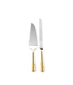 Stainless Steel Cake Knife Set with <b>Wood</b> Handle for Party Kitchen <b>Cutter</b> Cake Knife Server - Product Image 5