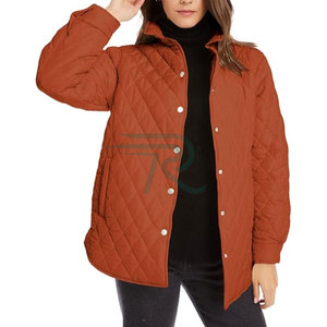 Chaqueta Acolchada Razorts International para Mujer, Talla Grande, Gruesa y Cálida, para Otoño, Largo Regular, Color Sólido, Manga Larga - Product Image 2