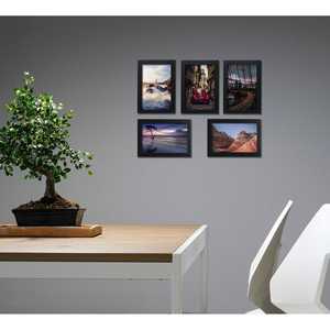 Ensemble de 5 cadres noirs de 13 x 18 cm pour l'affichage de peintures figuratives et de portraits - Product Image 2