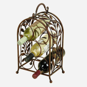 ที่ใส่ไวน์ขวดเหล็ก6ขวดทำจากโลหะ - Product Image 3