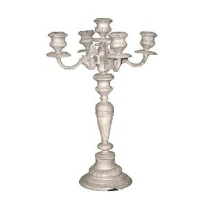 Juego de candelabros de diseño elegante para el hogar de tres candelabros de 5 brazos con candelabro decorativo pulido brillante para el jardín del hogar - Product Image 5