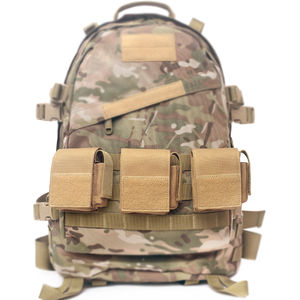 Pour pochette à briquet carrée en cuir moderne avec boucle marron - Product Image 2