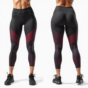 Leggings Deportivos de Secado Rápido para Mujer y Pantalones de Compresión para Correr, Fitness, Gimnasio, Entrenamiento, Cintura Alta - Product Image 1