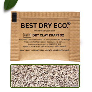 Meilleur argile sèche Kraft 2g DRY CLAY KRAFT X2 Déshydratant - Non toxique 100% biodégradable anti-moisissure pour toutes les industries. - Product Image 1