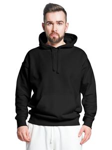 Sudaderas con Capucha de Invierno para Hombre, Gruesas, de Felpa, Mezcla de Poliéster/Algodón, Transpirables, Resistentes al Viento, con Bolsillo, Corte Regular, Logotipo Personalizado, Tinte Liso - Product Image 2