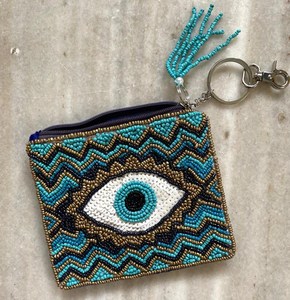 Handmade Bohemian Style <b>Seed</b> Bead Tote Bag Custom Logo Embroidered Beaded Coin Pouch Fashionable Women's Sizes for Promotions - Product Image 1