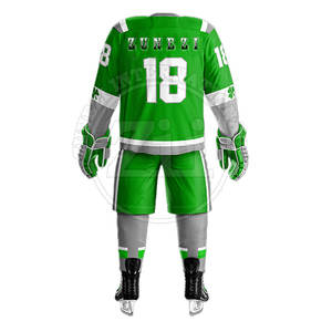 บริการผลิตชุดฮอกกี้น้ำแข็งแบบมืออาชีพตามสั่ง ปี 2026 ชุดทีมฮอกกี้น้ำแข็งแบบกำหนดเอง ระบายอากาศได้ดี น้ำหนักเบา แขนยาว - Product Image 3