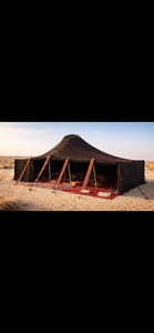 Tente de désert traditionnelle avec tapis et coussins à motifs pour le camping en plein air Modèle 20531-F-1A - Product Image 3