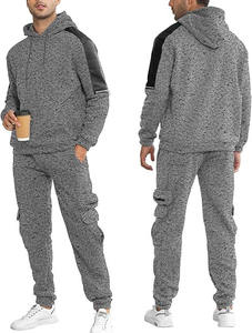 Sudadera con capucha para hombre Unisex 100% algodón Jogging para hombre chándal transpirable personalizado para hombre conjunto de Sudadera con capucha de gran tamaño logotipo estampado en blanco de talla grande - Product Image 4