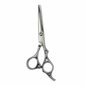 Ciseaux de coiffure professionnels en acier inoxydable, ciseaux de barbier, design ergonomique, outil de coiffure de salon, lames aiguisées, qualité supérieure - Product Image 1