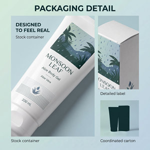Gel Corporal de Aloe Vera 200 mL de Monsoon Leaf - Fórmula Herbal Aclarante para Manos y Pies, Envase en Tubo, Corea del Sur, Suministro OEM - Product Image 5