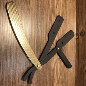 Venta al por mayor de maquinilla de afeitar de estilo japonés para hombres, cuchillas de un solo filo de acero inoxidable con Etiqueta Privada, afeitado recto - Product Image 4