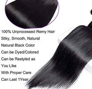 Máquina de cabello humano indio Remy, extensión de cabello de doble estiramiento, cabello liso - Product Image 6