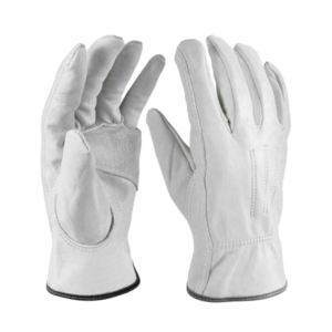 Guantes de seguridad de cuero de grano de oveja reforzados Reflectante Industrial Jardín Trabajadores Conducción Ropa DE TRABAJO Mano protectora - Product Image 5