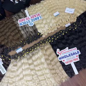 Extensions de cheveux de qualité salon, pointes en U, cheveux humains vierges vietnamiens, pré-collées, pointes en kératine, ondulées - Product Image 3