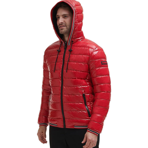 Veste d'hiver matelassée sur mesure pour homme, col montant en toile, prix de gros, best-seller - Product Image 2