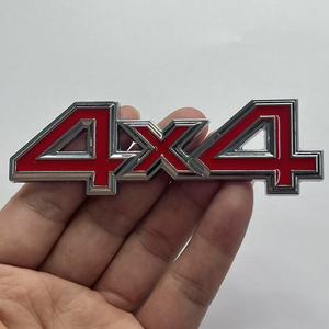 4X4 Off-Road Vehicle 3D Car Sticker <b>Decal</b> for Tailgate and Grille Black Universal Fit - Product Image 6