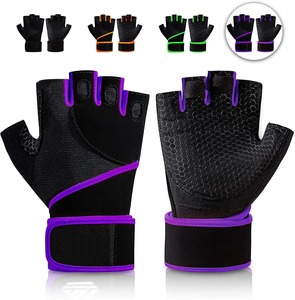 Guantes de fitness de gimnasio de alta calidad con logotipo personalizado El mejor material de cuero Nuevo estilo Precio barato al por mayor para deportes al aire libre - Product Image 5