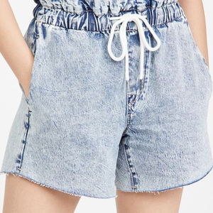 Short en jean taille moyenne en coton décontracté pour femmes en gros, meilleurs produits avec caractéristique respirante et taille naturelle - Product Image 5
