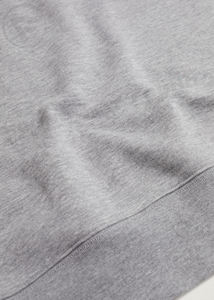 Sudadera Premium Gris Jaspeado Lisa para Hombre, 100% Algodón, Logotipo Personalizado, Venta al por Mayor, Sudadera Básica de Cuello Redondo para Hombre - Product Image 4