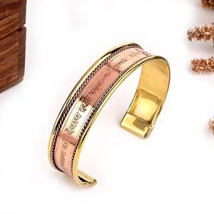 Mancuernillas Rústicas Modernas Hechas a Mano de Cobre Puro con Patina Natural Personalizables para Novios, Padrinos de Boda, Regalo de Boda, Precio al por Mayor - Product Image 1