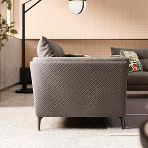 Sofá Cuadrado de 2 Plazas 'Gran Comfort' de Bretagne Premium, Estilo Rústico y de Lujo Ligero, Tapizado y Extensible - Product Image 5