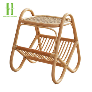 High Quality Handmade Rustic <b>Rattan</b> Round <b>Table</b> and Natural <b>Rattan</b> Home Furniture From Vietnam Handicraft - Product Image 5