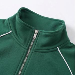 Ensemble de survêtement 2 pièces pour femmes, mode, fermeture éclair, manches longues, sweat-shirts, haut court, pantalon baggy, jogging, col montant, vêtements de sport athlétiques - Product Image 4