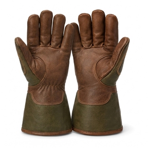 Gants en cuir de qualité supérieure, antidérapants, avec manchette renforcée, conçus pour une sensation douce, construction robuste, mouvements flexibles, usage général - Product Image 1