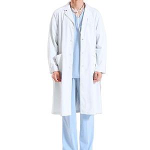 Uniformes Médicos Blancos Personalizables de Fábrica para Hospitales y Laboratorios, Envío Directo, Batas de Laboratorio Blancas para Doctores y Enfermeras - Product Image 2