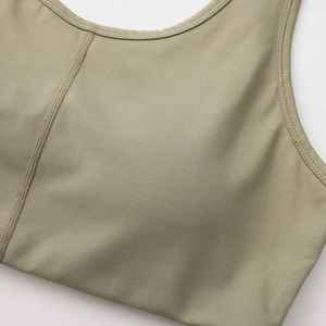 บราโยคะรุ่นใหม่ล่าสุดสำหรับผู้หญิง แบบชิ้นเดียว ยืดหยุ่นสูง ซับแรงกระแทก ดีไซน์รูปตัวยูสองสี - Product Image 3