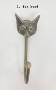 Modern Brass Iron Butterfly Wall Hooks | <b>Tie</b> Backs | Handmade Metal Clothes Hats Bags Keys Scarves - Product Image 3