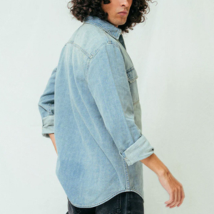 Durable Material Comfortable <b>Denim</b> <b>Shirt</b> Apparel Clothing Friendly Budget <b>Shirt</b> High Quality Custom <b>Denim</b> <b>Shirt</b> OEM Serviced - Product Image 5
