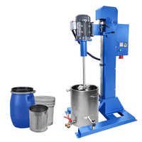 Agitateur de marque à grande vitesse 20-50L SUS304 Moteur AC Machine de dispersion 220V/380V Mélangeur de peinture, de produits chimiques et d'huile Haute productivité