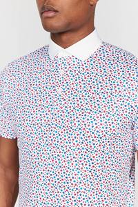 Polo de calidad de fabricante para hombre, camiseta transpirable elástica de poliéster con estampado de sublimación de golf, camisetas de polo OEM - Product Image 3