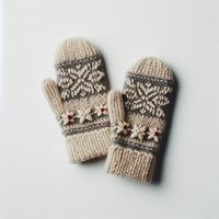 Meilleurs gants rayés en laine mérinos premium Himalaya, élégants, doux, isolants, hiver, feutrés, luxe, compatibles écran tactile, taille unique