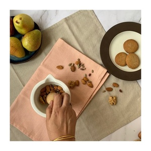 Toallas de té que absorben la humedad de la burbuja de calidad pura y confiable de secado rápido de lino de algodón punteado cosido a mano de cinco estrellas - Product Image 3