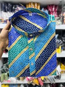 Kurta de algodón mágico impreso listo para hombre estilo de invierno informal con pijama conjuntos de prendas de vestir exteriores al por mayor de La India - Product Image 5