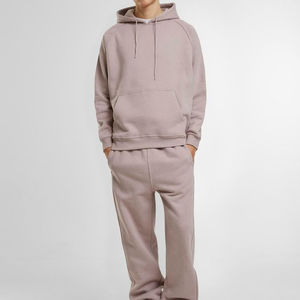 Conjunto Deportivo de Felpa de Algodón con Cremallera para Hombre y Mujer, Traje Deportivo Cálido de Invierno, Chaqueta con Capucha y Pantalones, Conjuntos Deportivos al por Mayor - Product Image 2