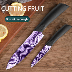 Nouvelle conception, 4 ensembles de couteaux de chef professionnels en céramique, manche en plastique, livraison rapide, prix d'usine, vente chaude sur eBay, États-Unis - Product Image 4