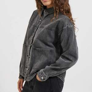 Veste en jean d'hiver pour femmes, longueur régulière, manches longues, coton respirant, style décontracté, qualité supérieure - Product Image 2