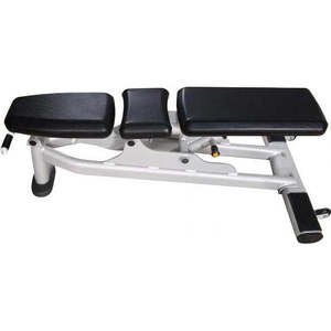 French Fitness FFS Silver MAB Banco de mancuernas multiajustable Equipo de gimnasio en casa plegable con logotipo personalizado - Product Image 1