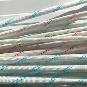 Gaine en fibre de verre enduite de PVC résistante aux hautes températures pour l'isolation électrique, gaine en fibre de verre enduite de silicone. - Product Image 2