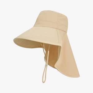 Chapeau de soleil à large bord pour femmes, châle de protection respirant pour le cou, protection UV, chapeau de pêcheur polyvalent et tendance - Product Image 5