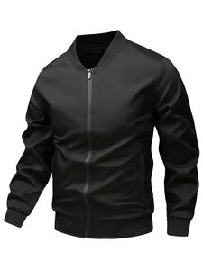Recién llegado, chaqueta de invierno hecha a medida para hombre, chaqueta Bomber ligera de alta calidad con decoración bordada, tela de lona - Product Image 6