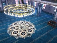 Chaire Designs Église Auditorium Tapis Rouge Sol Laine Nylon Mur à Mur Tapis Écologique Mosquée En Inde Par Avior