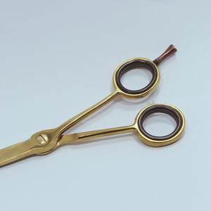 กรรไกรตัดผมใบมีดคมสีทองสไตล์มืออาชีพ - Product Image 2